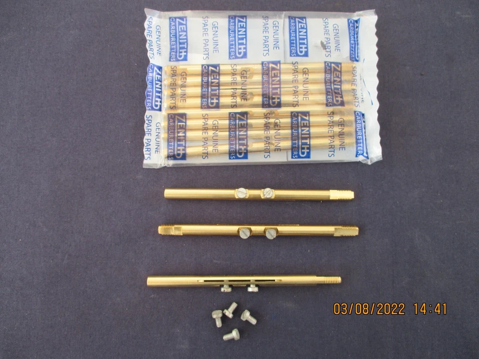 EIXOS DE CARBURADOR E PARAFUSOS BORBOLETA TRIUMPH GT6 Mk 2 VITESSE MK 2 CD150 - Imagem 2 de 2