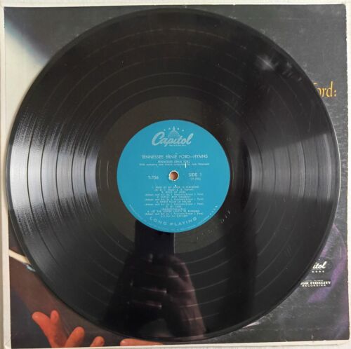 Tennessee Ernie Ford Hymns Vintage Vinyl LP Record Album & Record Sleeve - Picture 6 of 9