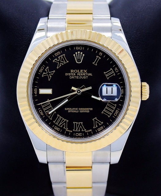 Rolex Datejust II Men's Matte Black 