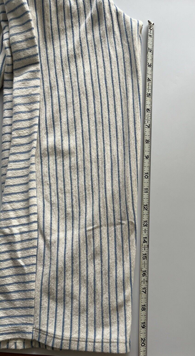 Zara Girls Blue Ivory Striped One Piece Jumpsuit Size 9 Pre-Owned - Picture 7 of 10