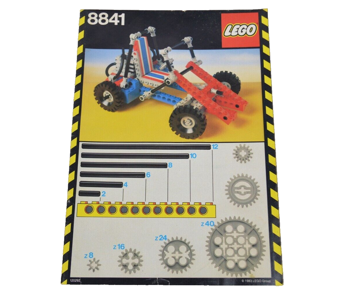 Vintage Lego Technic 8841 Expert Builder Dune Buggy Instruction Manual  Booklet