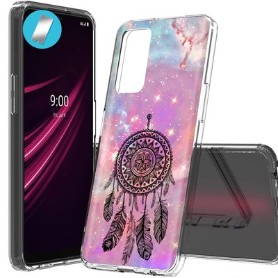 Cover Case for T-Mobile REVVL V Plus 5G,Cosmic Dream Catcher,+Glass Protector