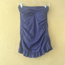 Jantzen Tummy Control One-Piece Swimsuit Swimdress Navy Blue Blue Size 6