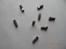 STAINLESS STEEL SQUARE HEAD SET SCREWS. 3/8-16 x 3/4" 18-8  8 PCS. CUP POINT NEW