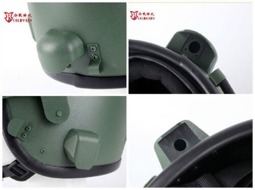 Russian Army Altyn K63 Helmet Mask Olive Steel Vizor for Airsoft Sports Replica - Picture 12 of 12