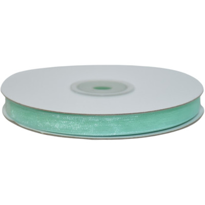 Nastro in organza 10 mm rotolo da 50 metri | oro scuro LES-3037-1