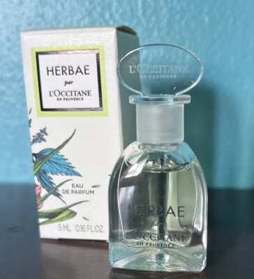 L'OCCITANE EN PROVENCE HERBAE PER Eau Parfum Fragrance 5 ml 0.16 oz RARE FRANCE