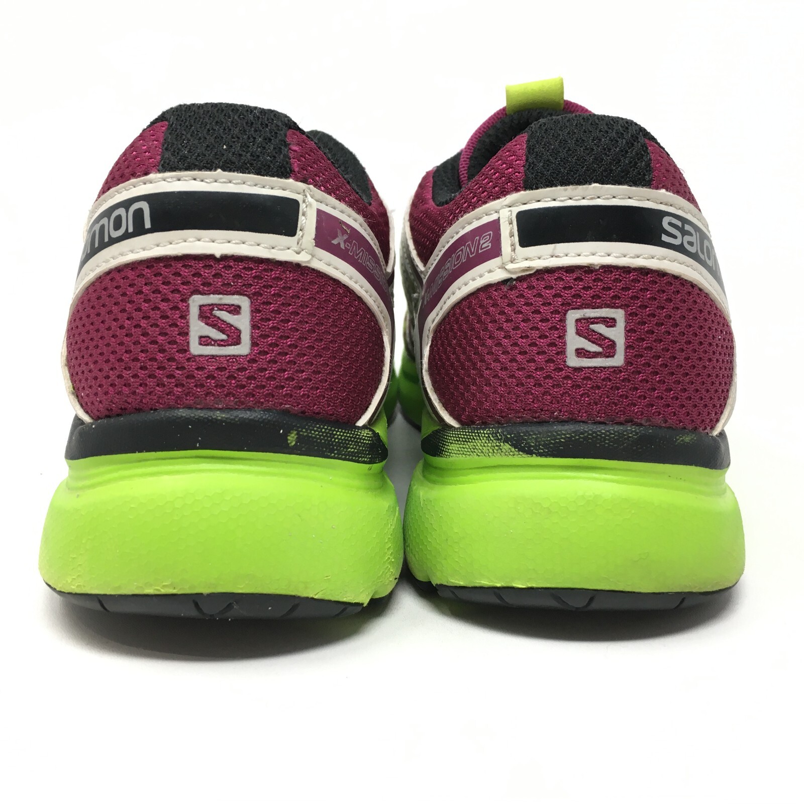 Salomon X-Mission 2 Running Shoes Sneakers Womens Size 6.5 Purple Green Trail