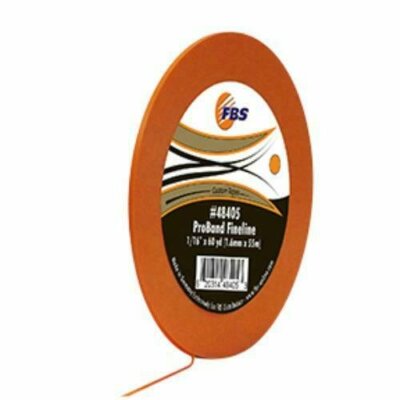 FBS Distributors Proband 48405 Orange 1/16 X 60 Yards  Auto Paint Fine Line Tape