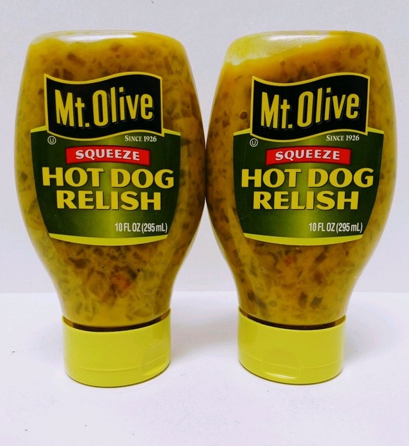 Mt. Olive Hot Dog Relish 10 Oz Squeeze Bottle for sale online eBay