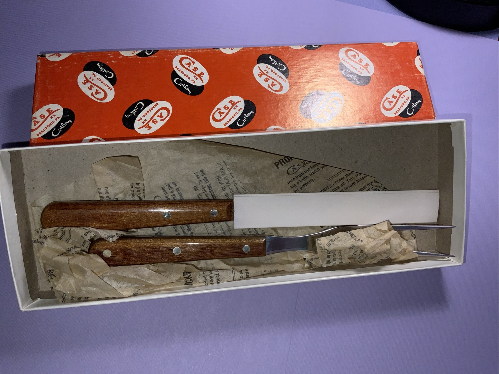 Vintage CASE XX P210 Tomato/Fruit Knife, Concave Ground Stainless & P25