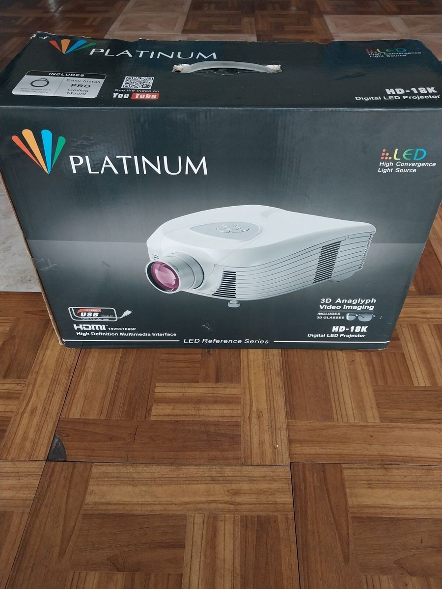 PLATINUM HD 18K 3D PROJECTOR LED Reference Series | eBay