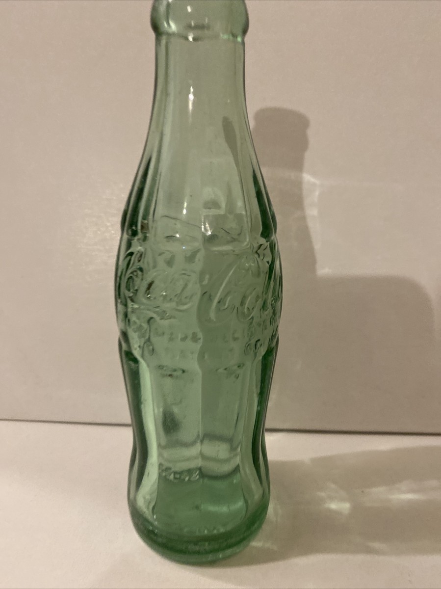 Vintage COCA-COLA COKE BOTTLE From Claxton, GA 6-1/2 OZ Green