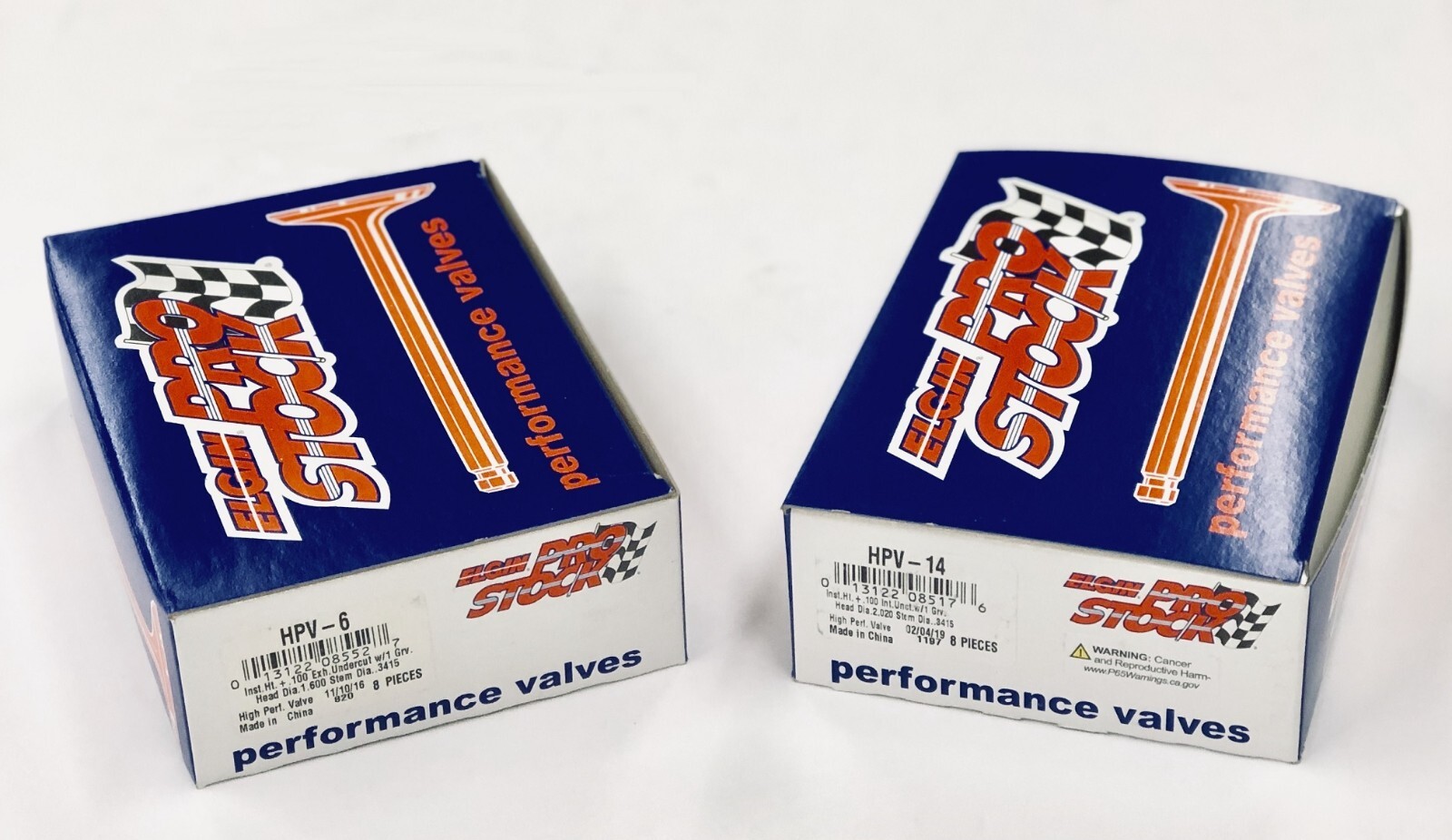 +.100" Longer 2.02" Intakes & 1.60" Exhaust Stainless Steel Valve Set SB Chevy