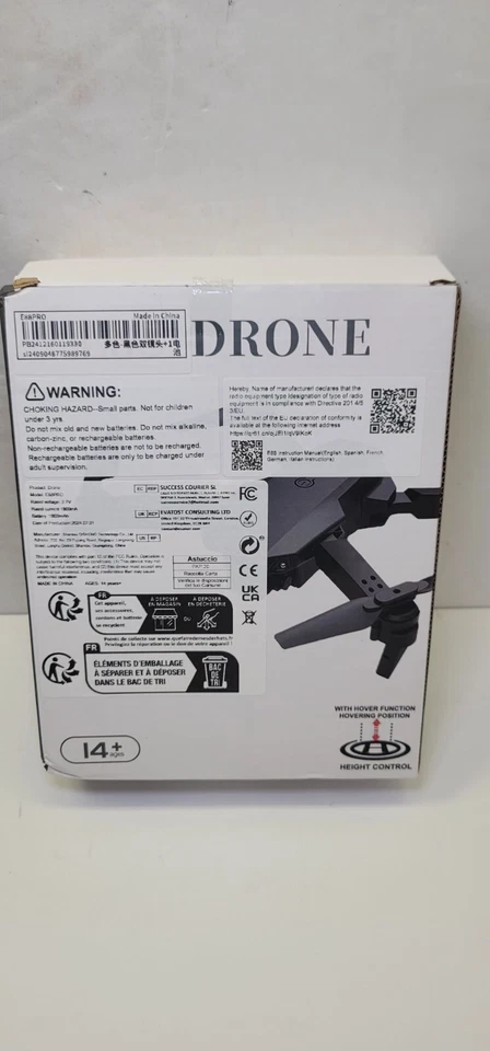 E88 Wifi Pro Drone  Quadcopter  W/ Extra Battery - New - Image 2 of 4