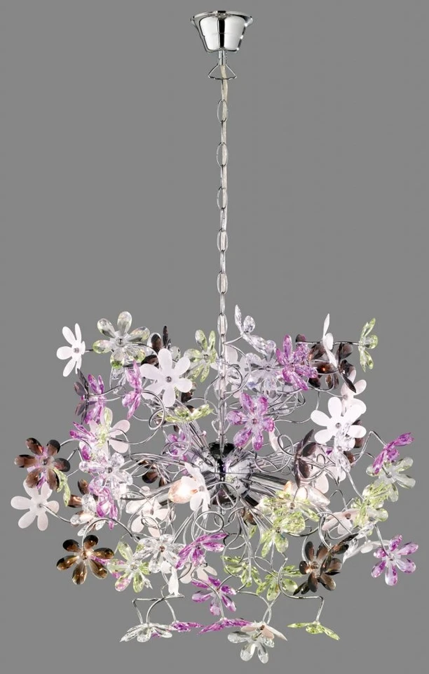 Pendelleuchte Pendellampe Hängelampe Flower 4xE14 LED möglich D 63cm - Bild 3 von 4
