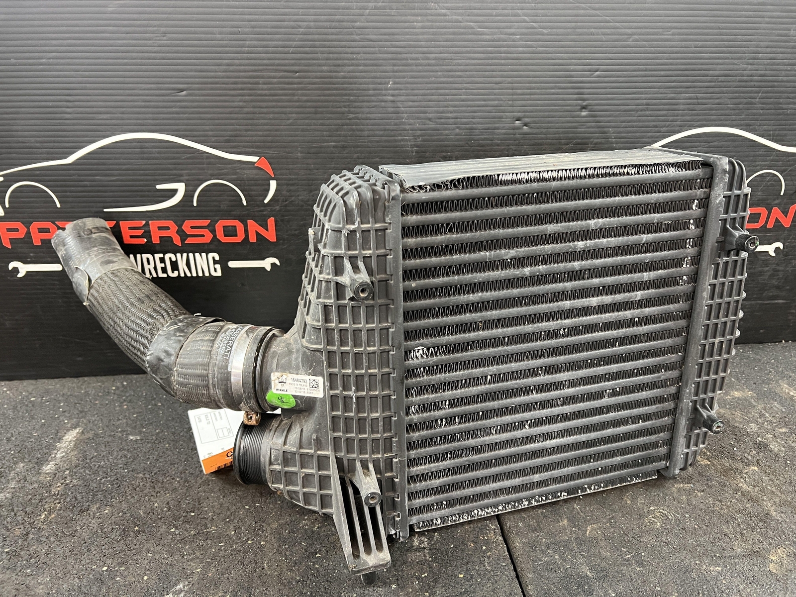 2017 MASERATI GHIBLI 3.0 FRONT LEFT DRIVER SIDE INTERCOOLER ID 16484793