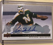 2020-21 SP Signature Edition Legends Gilles Meloche Auto Canvas