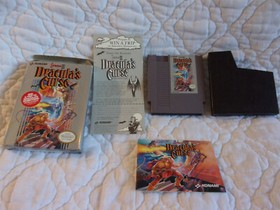 NINTENDO NES CASTLEVANIA III DRACULA'S CURSE VIDEOGIOCO SCATOLA INSERTO MANUALE 1990
