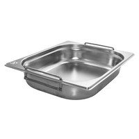 Acmax Gn 1/2 GastronormbehäLter Gn BehäLter Edelstahl 4 Liter Tiefe 65 Mm Fallgr