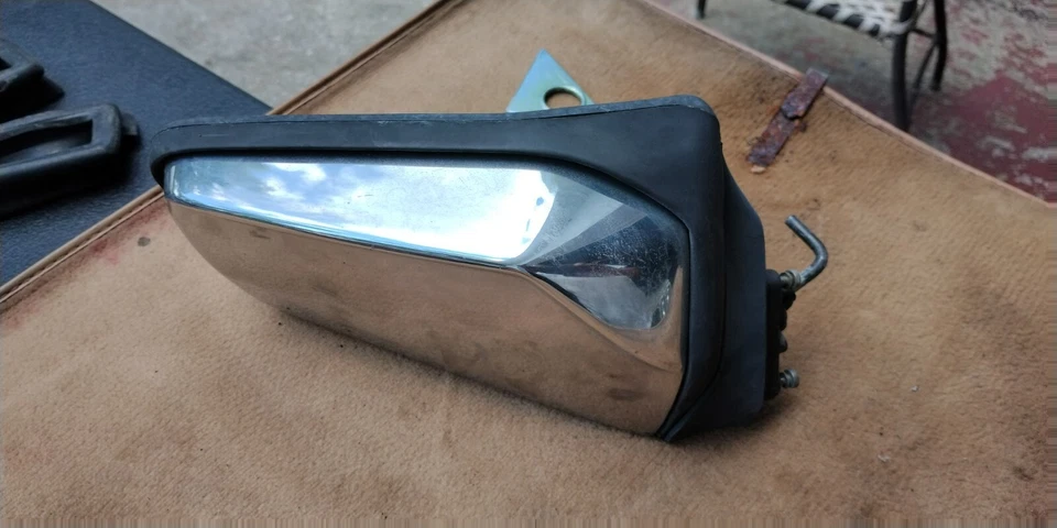 Espelho retrovisor lateral direito 76-85 Mercedes R107 380SL 450SL FABRICANTE DE EQUIPAMENTO ORIGINAL 4234 - Imagem 4 de 4
