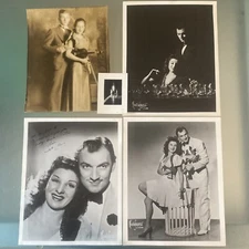 Vintage Press Photos 30’s-50’s David & Dot Workman, Famous Bell Ringer 🔔