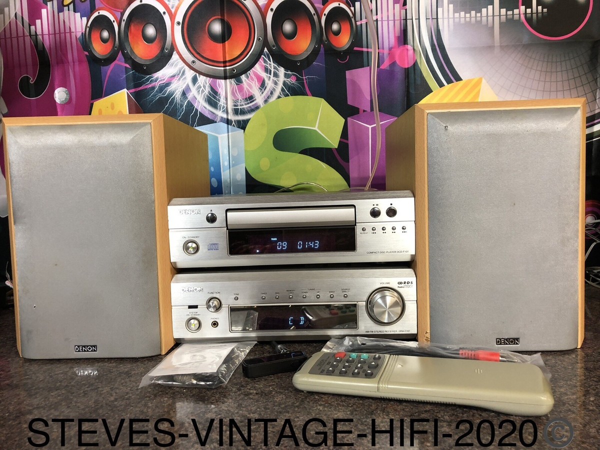 最終値下げ　DENON DCD-F101 DRA-F101 Nice old high-end Denon DCD-F101 CD Player & stereo FM Radio