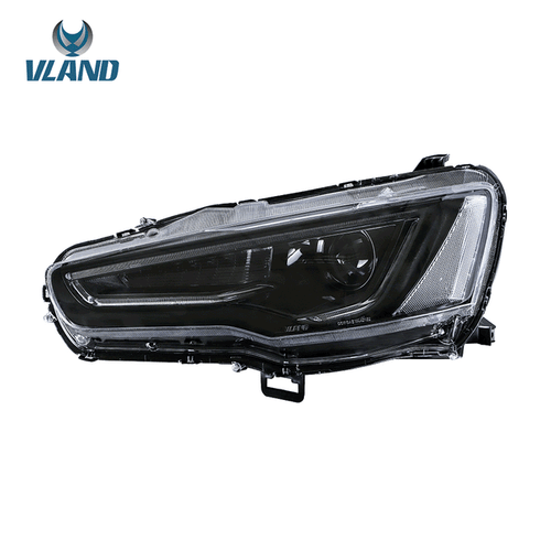 For 2008-17 Mitsubishi Lancer EVO VLAND Pair LED Headlights Projector Headlights - Bild 3 von 12