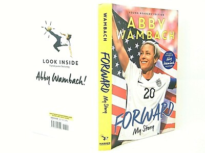 Forward : Young Reader's Edition by Abby Wambach (2016, HC VG 'FLAT SIGNED'