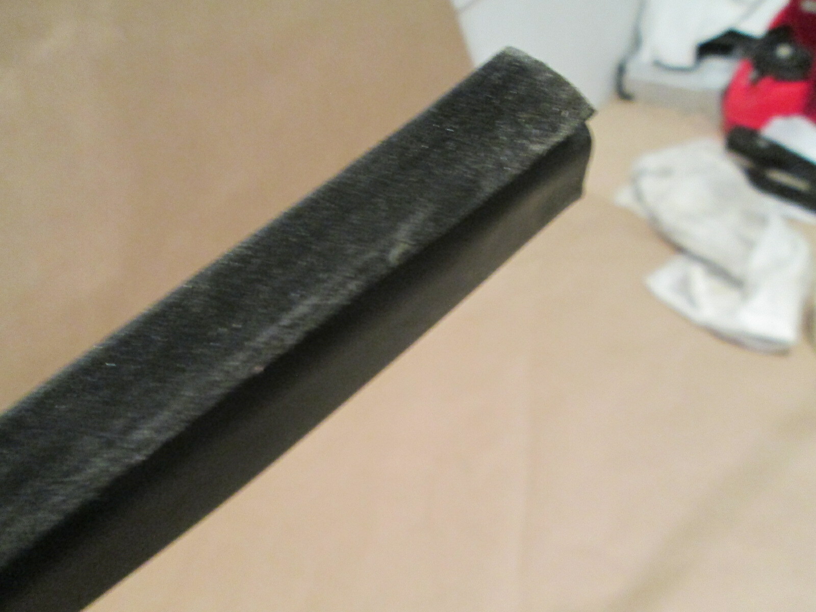 Ferrari 360,430 - LH Door Inner Weather Strip / Glass Scraper - P/N 65544700