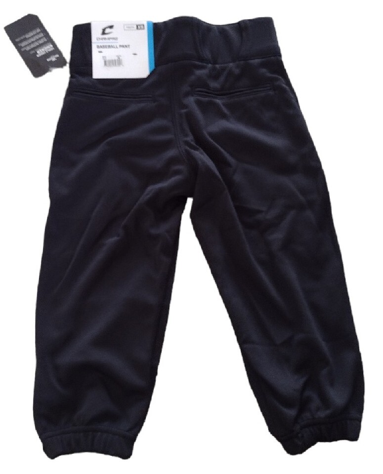 Champro Youth Kids Triple Crown Knicker Baseball Pants Size XS Black