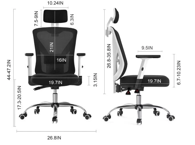 Ergonomic Office Chair High Back Desk Chair Recliner Chair with