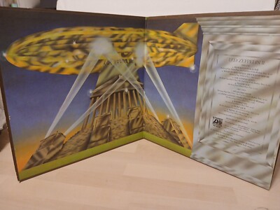 Led Zeppelin - St.Louis Fire ゴールド袋入り限定盤 Led Zeppelin II 2 1969 Rare Variant RIAA Gold Record Award
