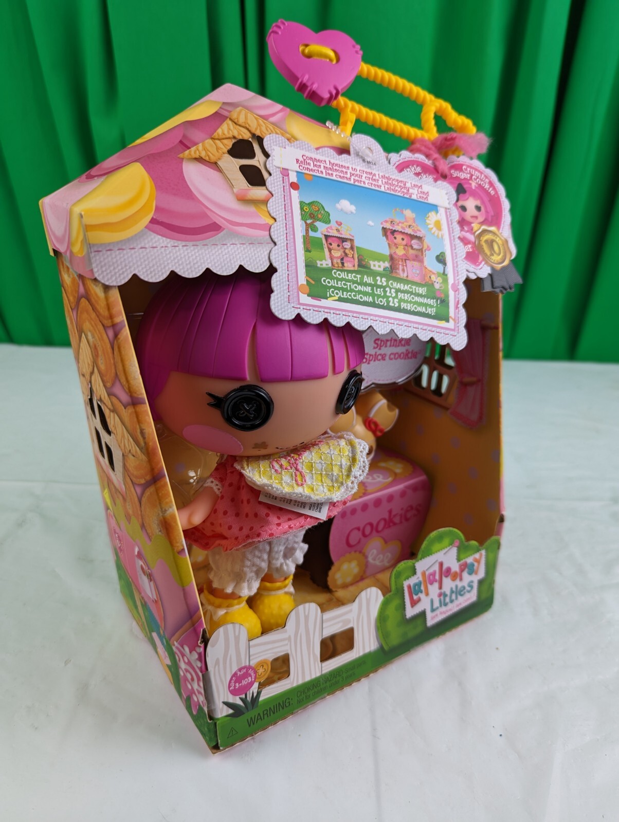 Lalaloopsy Littles 7 inch Baker Doll Sprinkle Spice Cookie with Pet Cookie Mouse