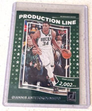2022-23 Donruss Basketball Giannis Antetokounmpo Production Line Bucks