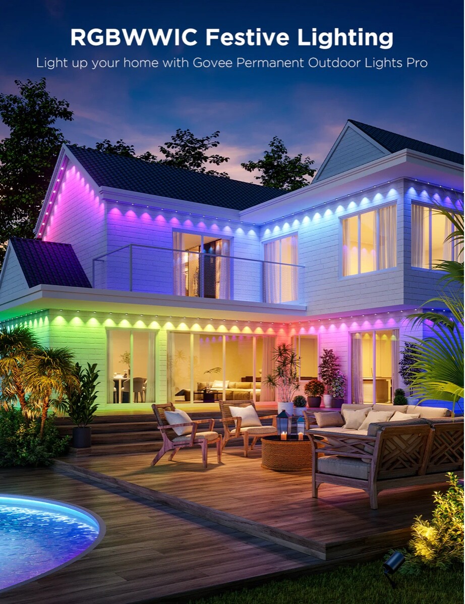 Govee Permanent Outdoor Lights PRO100ft eBay