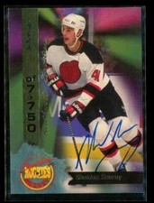 Vintage 1994 SIGNATURE ROOKIE AUTOGRAPH Hockey Card #27 SHELDON SOURAY Devils LE