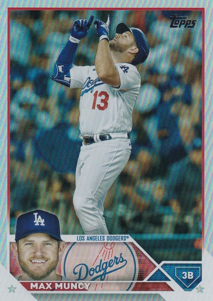 Max Muncy 2023 Topps Series 2 Rainbow Foil #519 Los Angeles Dodgers