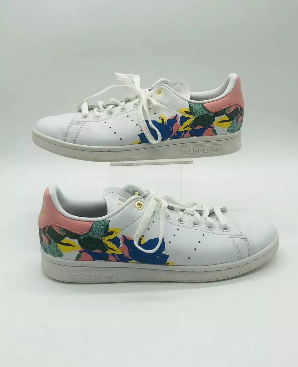 adidas, Shoes, New Floral Stan Smith Shoes Size 8