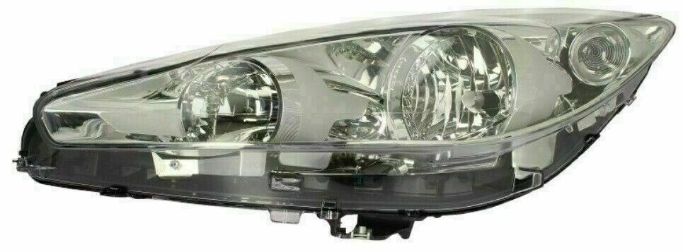 Phare avant gauche électrique Peugeot 308 I CC SW bloc optique Premium H1 H7 finition chrome