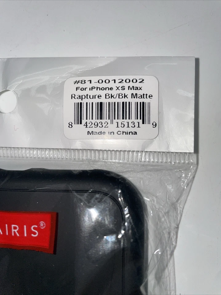 Funda cellairis iPhone XS Max Rapture negra mate Foto 2 de 3