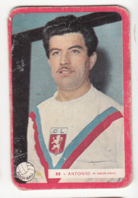 ANTONIO Emile Lyon nice football vintage miroir sprint no panini