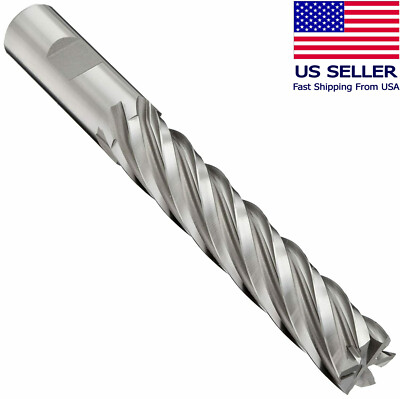 NEW YG-1 E2175 Cobalt Steel Square nose End Mill, Extra Long reach, Weldon Shank