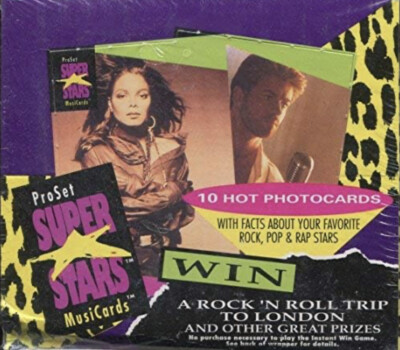 1991 Pro Set Super Star Music Cards - Pick Your Card - Ships Free
