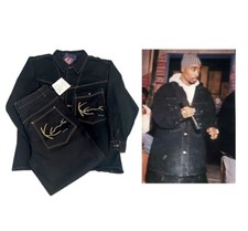 Tuta Karl Kani Vintage Tupac 1993 Nera Firmata Rara Hip Hop Graal