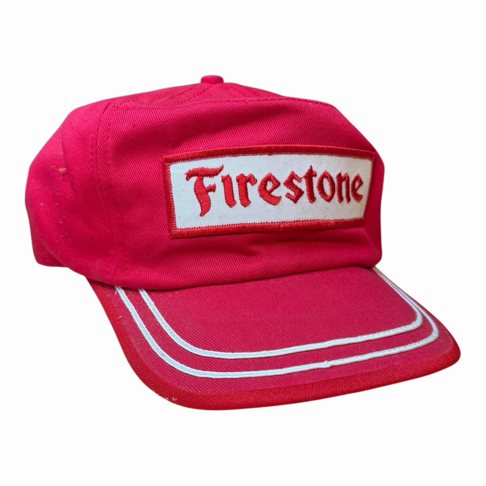 Firestone Vintage Patch Snapback Hat Adjustable R… - image 3