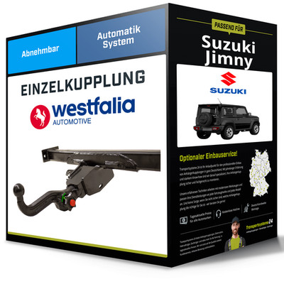 Abnehmbare Anhängerkupplung für SUZUKI Jimny 07.2018-jetzt II Typ A6G Westfalia