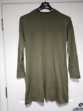 Jack Wills New Mernio Wool Jumper /Tunic Size 14 Gorgeous Green