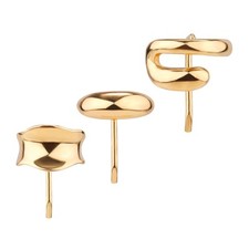 3pcs Ponytail Holder Hair Clips, Alloy Gold Hair Cuffs Fashionable Ponytail B...