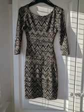 New Look sparkly long sleeve dress